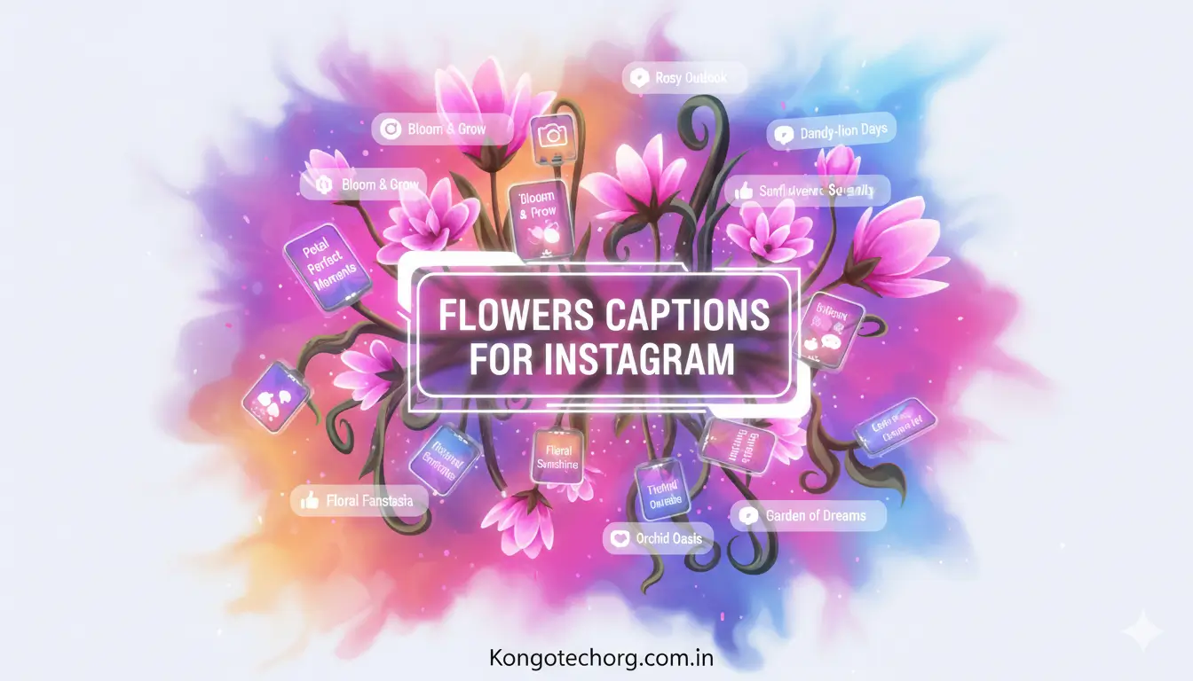 Flowers Captions for Instagram